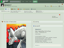 Tablet Screenshot of dananew1.deviantart.com