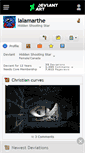 Mobile Screenshot of lalamarthe.deviantart.com