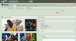 Desktop Screenshot of lamp64.deviantart.com