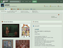 Tablet Screenshot of catnip8.deviantart.com