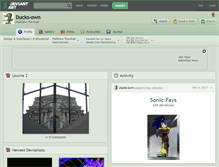 Tablet Screenshot of ducks-own.deviantart.com