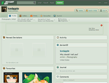 Tablet Screenshot of icedapple.deviantart.com