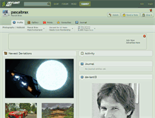 Tablet Screenshot of pascalbrax.deviantart.com