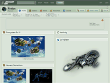 Tablet Screenshot of frelon.deviantart.com