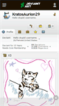 Mobile Screenshot of kratosaurion29.deviantart.com