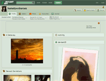 Tablet Screenshot of hometownheroes.deviantart.com