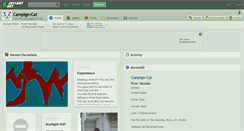 Desktop Screenshot of campign-cat.deviantart.com