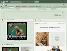 Tablet Screenshot of kvh.deviantart.com