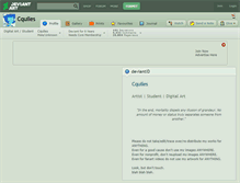 Tablet Screenshot of cquiles.deviantart.com