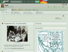Tablet Screenshot of hesir.deviantart.com