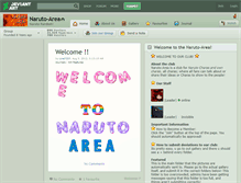 Tablet Screenshot of naruto-area.deviantart.com