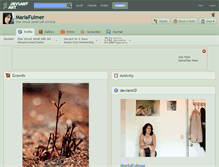 Tablet Screenshot of mariafulmer.deviantart.com
