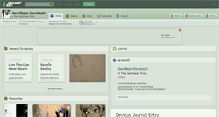 Desktop Screenshot of namikaze-kurotsuki.deviantart.com