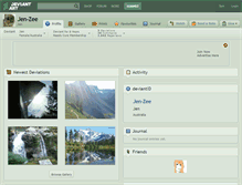 Tablet Screenshot of jen-zee.deviantart.com