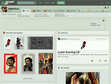 Tablet Screenshot of diabolicol.deviantart.com