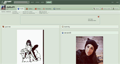 Desktop Screenshot of justlu91.deviantart.com