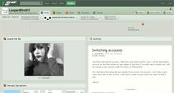 Desktop Screenshot of leopardfire001.deviantart.com