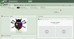Desktop Screenshot of noxulf.deviantart.com