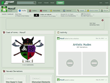 Tablet Screenshot of noxulf.deviantart.com