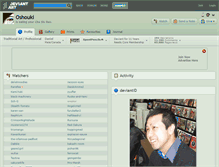 Tablet Screenshot of oshouki.deviantart.com