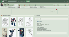 Desktop Screenshot of blitz-wing.deviantart.com
