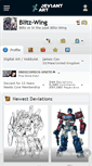 Mobile Screenshot of blitz-wing.deviantart.com