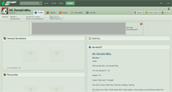 Desktop Screenshot of mc-donald-miku.deviantart.com