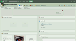 Desktop Screenshot of goddess-on-her-knees.deviantart.com