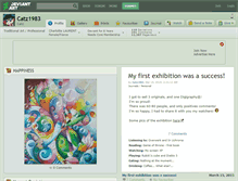 Tablet Screenshot of catz1983.deviantart.com