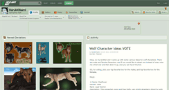 Desktop Screenshot of harukiokami.deviantart.com