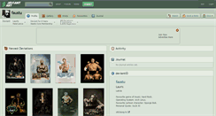 Desktop Screenshot of faustu.deviantart.com