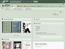 Tablet Screenshot of jiichan.deviantart.com