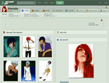 Tablet Screenshot of kitekaito.deviantart.com
