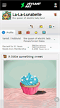 Mobile Screenshot of la-la-lunabelle.deviantart.com