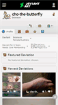 Mobile Screenshot of cho-the-butterfly.deviantart.com