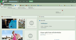 Desktop Screenshot of fatbilliepiper.deviantart.com