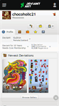 Mobile Screenshot of chocoholic21.deviantart.com