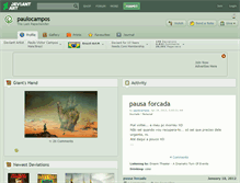 Tablet Screenshot of paulocampos.deviantart.com