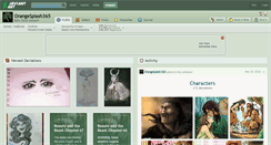 Desktop Screenshot of orangesplash365.deviantart.com