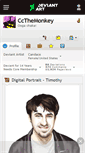 Mobile Screenshot of ccthemonkey.deviantart.com