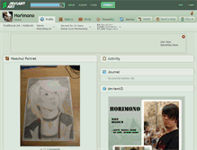 Tablet Screenshot of horimono.deviantart.com
