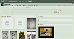 Desktop Screenshot of crispyalien.deviantart.com
