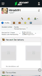 Mobile Screenshot of hiroshi91.deviantart.com