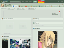 Tablet Screenshot of hiroshi91.deviantart.com