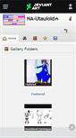 Mobile Screenshot of na-utauloid.deviantart.com