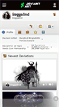 Mobile Screenshot of beggalind.deviantart.com