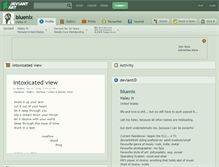 Tablet Screenshot of bluenix.deviantart.com