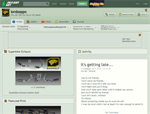 Tablet Screenshot of lordzeppo.deviantart.com