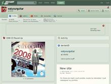 Tablet Screenshot of eatyourguitar.deviantart.com