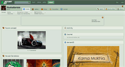 Desktop Screenshot of illustraitor666.deviantart.com